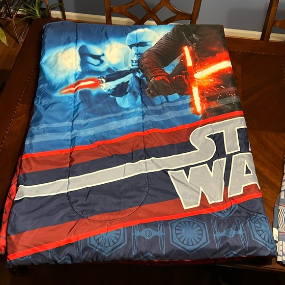 Star Wars twin comforter and fitted sheet - Picture 1 of 8